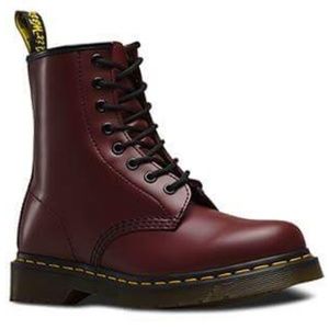 Dr. Martens Maroon Unisex Boots